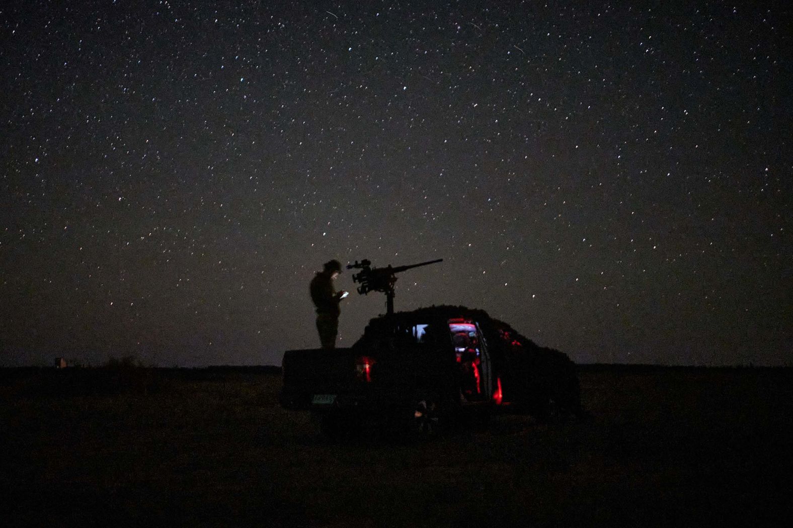 Members of Ukraine's Armed Forces intercept Russian drones in the Donetsk region of Ukraine on Wednesday, August 20.