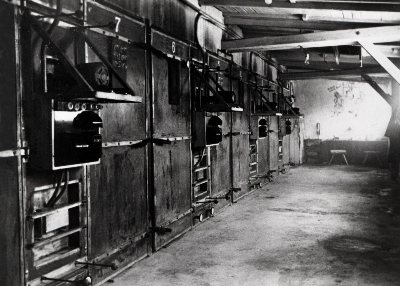 Bodies were brought up to this crematorium to be incinerated at one of the camps.