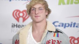 Logan Paul arrives at Jingle Ball at The Forum on Friday, Dec. 1, 2017, in Inglewood, Calif. (Photo by Richard Shotwell/Invision/AP)
