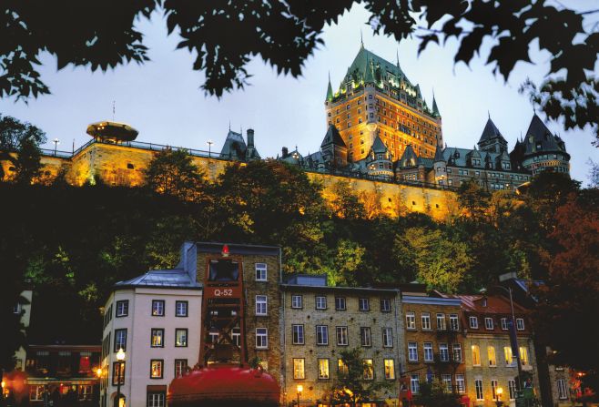 Old Quebec has two levels, Upper Town and Lower Town.