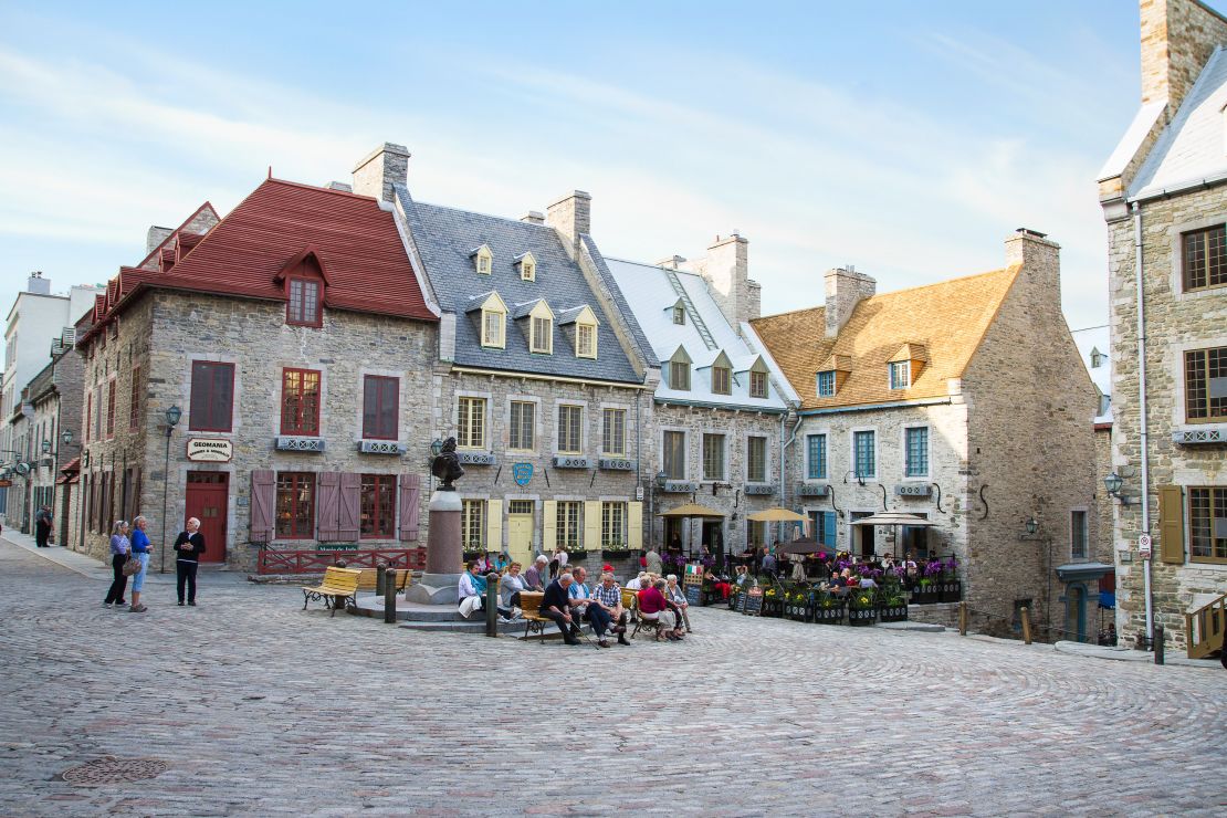 Old Quebec is full of historic streets and squares.