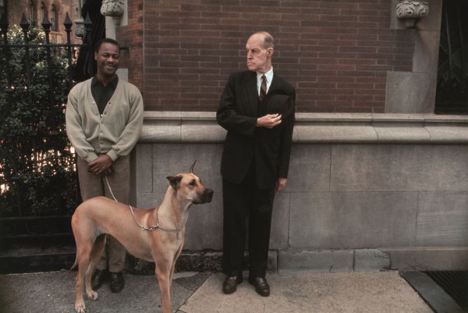 "What interested me about photographing the parades in New York was seeing the way people who were not necessarily relating to each other were now thrown together simply because I put a frame around them. Suddenly they had a new context that only I could see, and the absurdity of what that sometimes produced I found fascinating." 