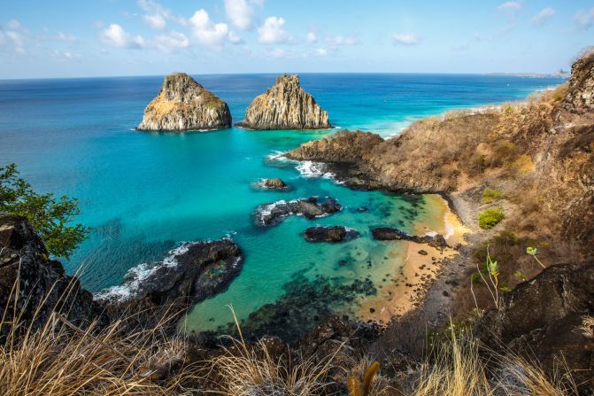 The archipelago of Fernando de Noronha is a protected paradise in the Atlantic that's 326 miles off the northeast coast of Brazil.