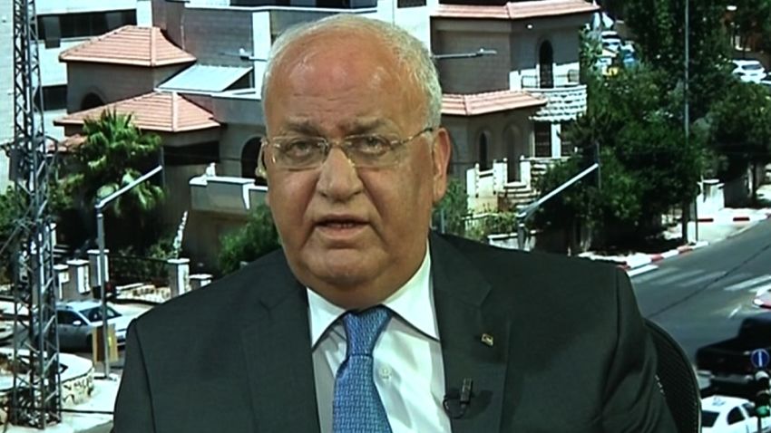 JOINING ME NOW FROM RAMALLAH, CHIEF PALESTINIAN NEGOTIATOR SAEB ERAKAT