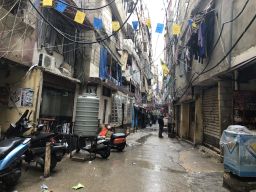 Shatila refugee camp, which suffers from squalid conditions, relies heavily on the United Nations Relief and Works Agency (UNRWA).