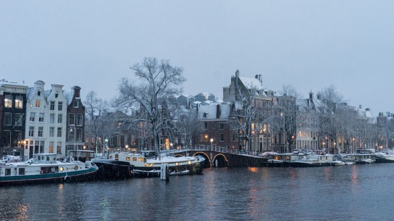 <strong>Amsterdam, Netherlands:</strong> Amsterdam isn't as tourist-clogged in winter, making museums such as the Rijksmuseum and the Anne Frank House a quiet and educational escape from the cold.