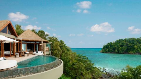 Song Saa Private Island sits inside Cambodia's first marine reserve. 
