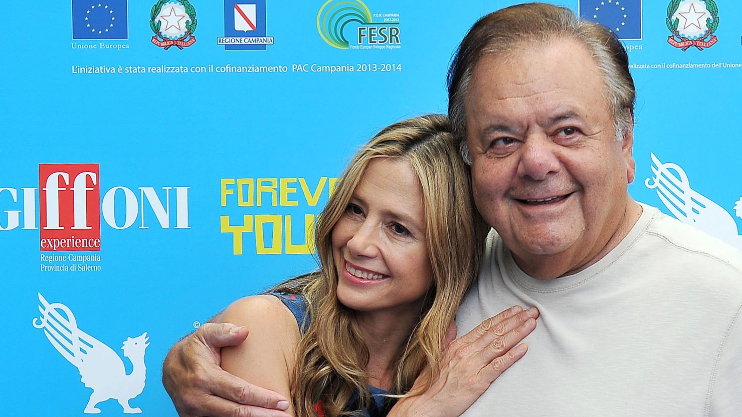 Mira and Paul Sorvino on July 20, 2013 in Giffoni Valle Piana, Italy.  (Photo by Stefania D'Alessandro/Getty Images)