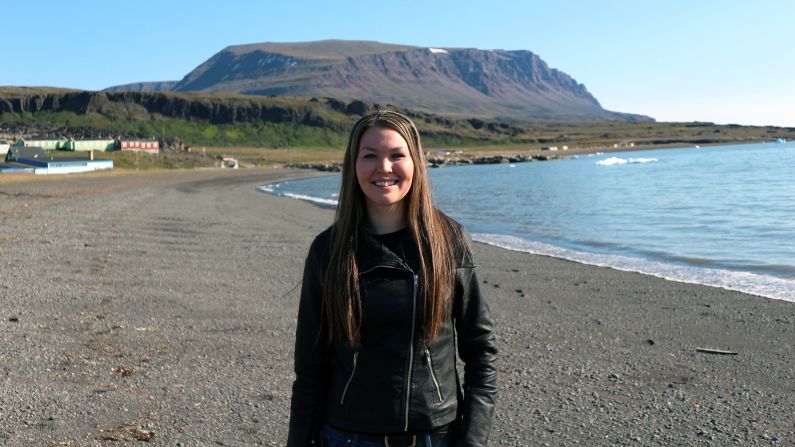 <strong>Luxuriant landscape: </strong>"I think this is the actual Greenland," says Rina M?ller Lorentzen, a local sports star and musician from the island's biggest settlement, Qeqertarsuaq. "Every summertime is luxuriant here ... the land becomes green and full of life, with many colorful flowers." 