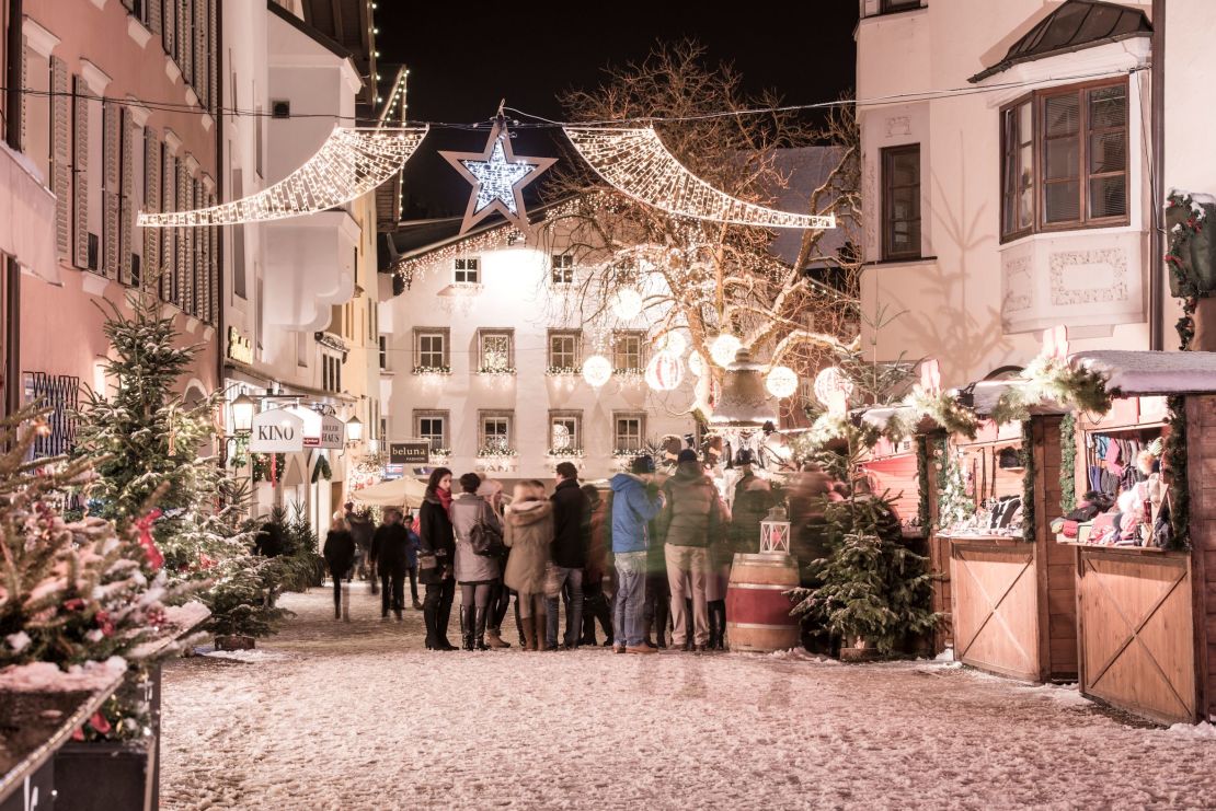 Kitzbuhel's charming, pedestrianised center is a major draw for visitors.