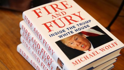 The book "Fire and Fury" by author Michael Wolff dominated the news early in the month.