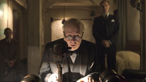 The inspiring historical film received six nominations, including best leading actor for Gary Oldman's portrayal of Winston Churchill in his early days as prime minister during World War II. Oldman recently won a Golden Globe for the role.