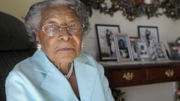 FILE - In this Oct. 7, 2010 file photo, Recy Taylor, now 91, is seen her home in Winter Haven, Fla. Black and white leaders from a rural southeast Alabama community apologized Monday, March 21, 2011 to relatives of Taylor, who was raped in 1944 by a gang of white men who escaped prosecution because of what officials described as police bungling and racism. (AP Photo/Phelan M. Ebenhack, File)