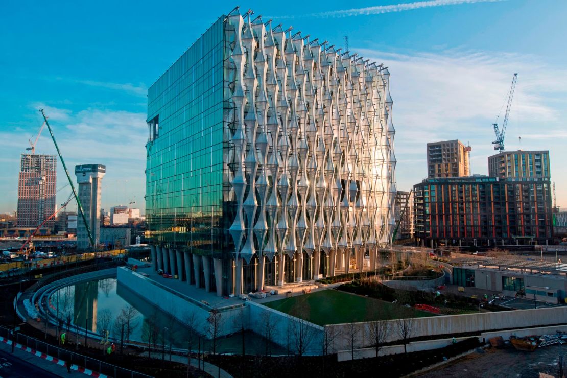 The new US Embassy in London opened on Tuesday January 16.
