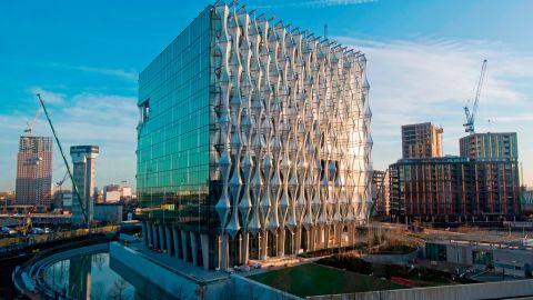 The new US Embassy in London opened on Tuesday January 16.
