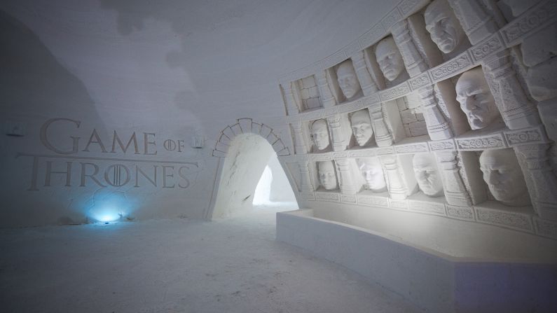 <strong>Ice kingdom:</strong> HBO Nordic has teamed up with Lapland Hotels SnowVillage to create a "Game of Thrones" themed ice hotel located in the resort of Kittilä, Finland.