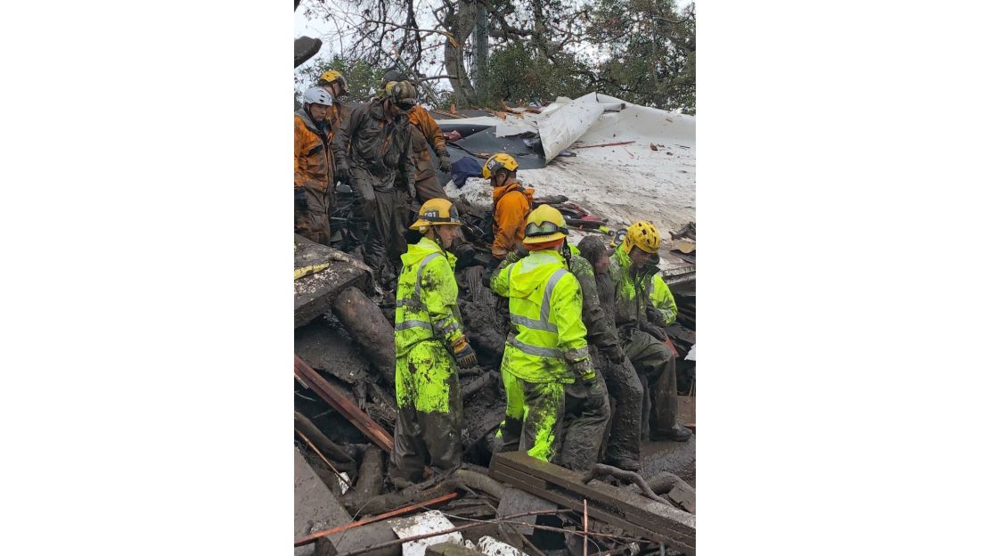 14yo rescued from mudslide in Montecito