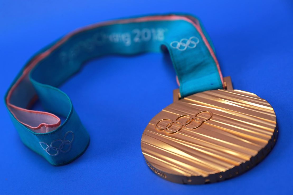The PyeonChang 2018 gold medal.