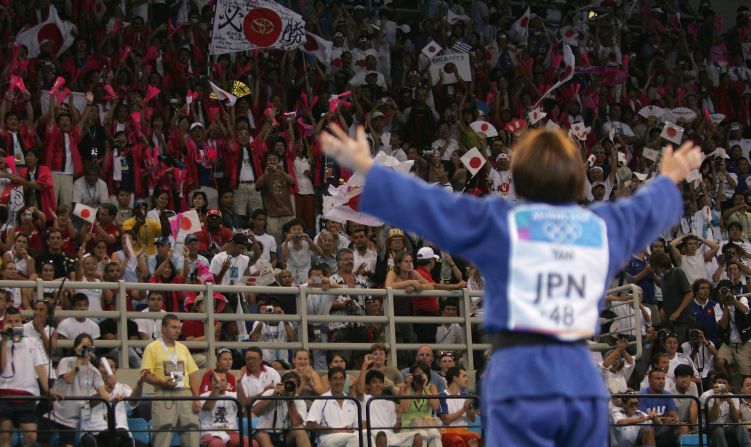 She may stand at only 1.46 meters tall, but Ryoko Tani is one of Japan's biggest sporting stars.