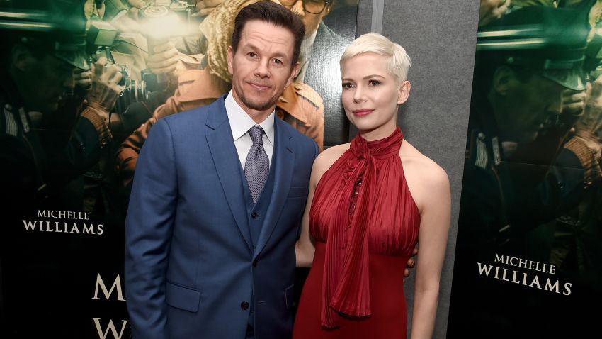 BEVERLY HILLS, CA - DECEMBER 18:  Mark Wahlberg (L) and Michelle Williams attend the premiere of Sony Pictures Entertainment's "All The Money In The World" at Samuel Goldwyn Theater on December 18, 2017 in Beverly Hills, California.  (Photo by Kevin Winter/Getty Images)