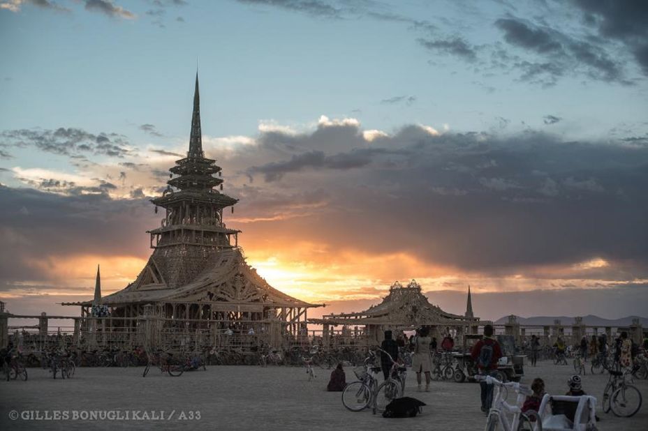 The theme for this year's Burning Man was "Fertility 2.0." So David Best's Temple of Juno was aptly named after the Roman goddess of marriage and childbirth, and the protectress of women. Best's design returned to a more traditional temple style. 