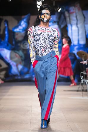 This January's London Fashion Week Men's saw designers exploring an array of ideas about what men should be wearing in 2018. Charles Jeffrey presented his Loverboy collection, which centered around "the myth of gay pride," according to his press release.