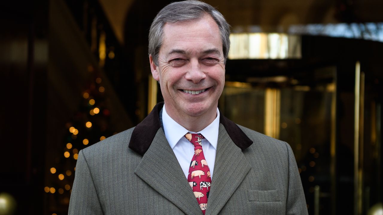 Nigel Farage, seen here in December, called for a second referendum on the UK's future in the European Union on Thursday. 