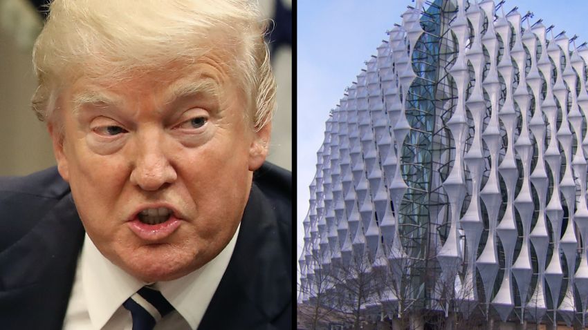 Trump US Embasy London Nine Elms split