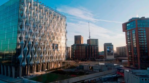 The new US Embassy in south-west London, on December 18, 2017.