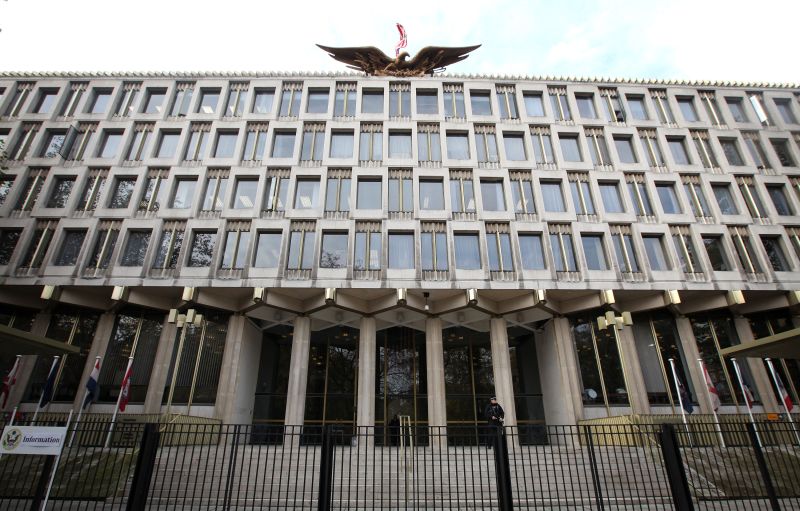 Billion Dollar US Embassy Opens In London CNN Politics   180112135003 Us Embassy Grosvenor Square London 