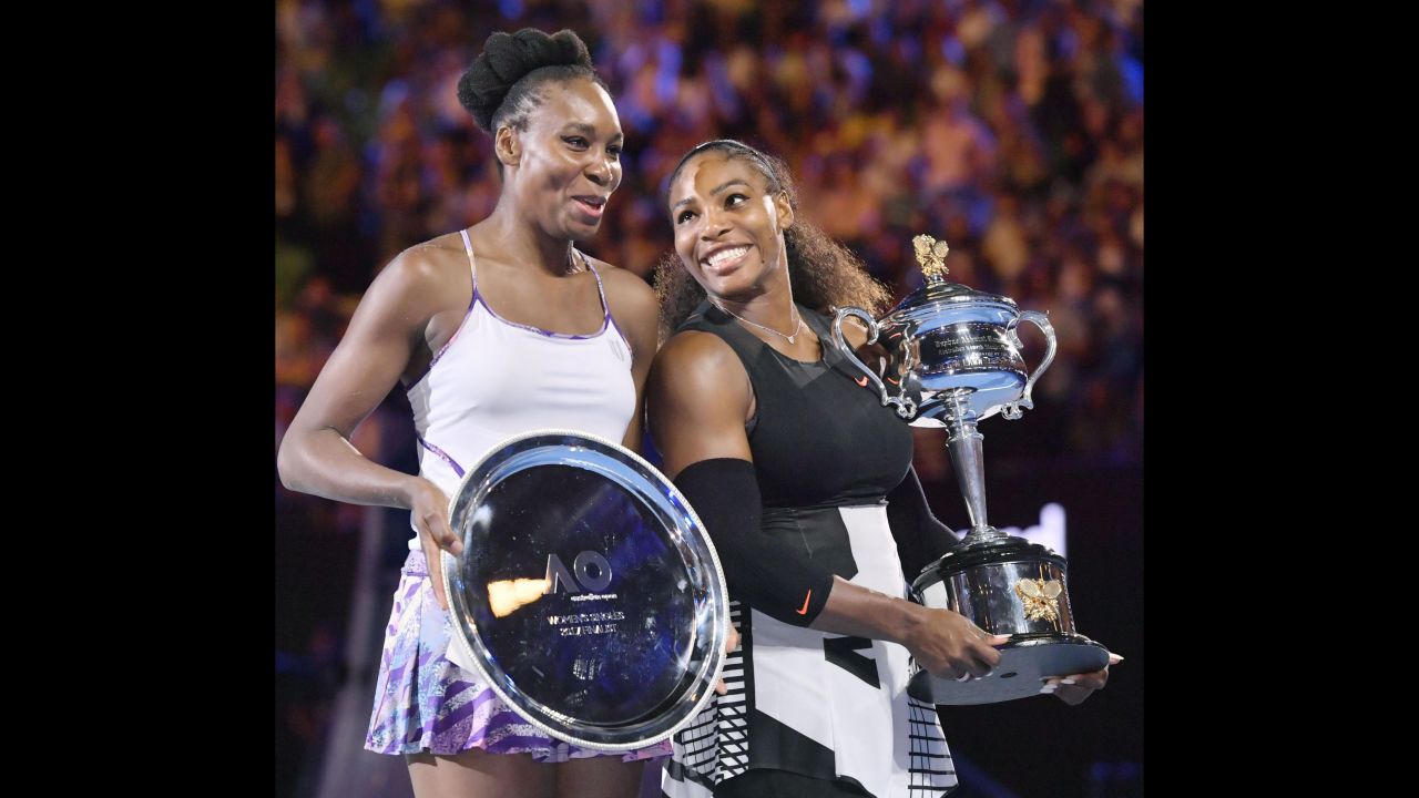 Last year the two Williams sisters met in the Australian Open women's singles final for a second with Serena again getting the better of Venus, winning 6-4 6-4. Serena won't be at Melbourne Park to defend her title following the birth of her first child and if Venus were to win this year she's become the oldest player -- male or female -- to win a major in the Open era.