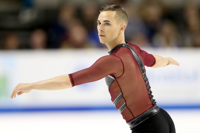 <strong>Adam Rippon (figure skating):</strong> In January, Rippon became the first openly gay athlete to ever qualify for the US Winter Olympic team. He's tough as nails: he dislocated his shoulder during an event last year, popped it back into place and continued skating his program. He finished in second place.