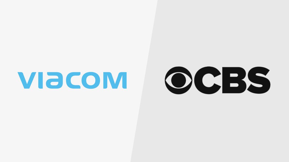 VIACOM CBS logos merger