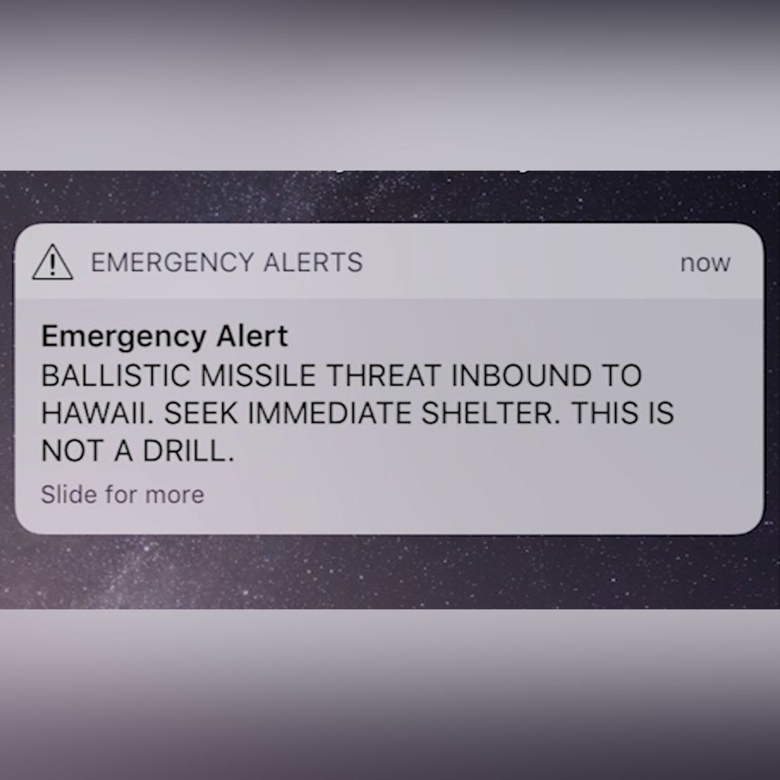 hawaii missle alert false alarm