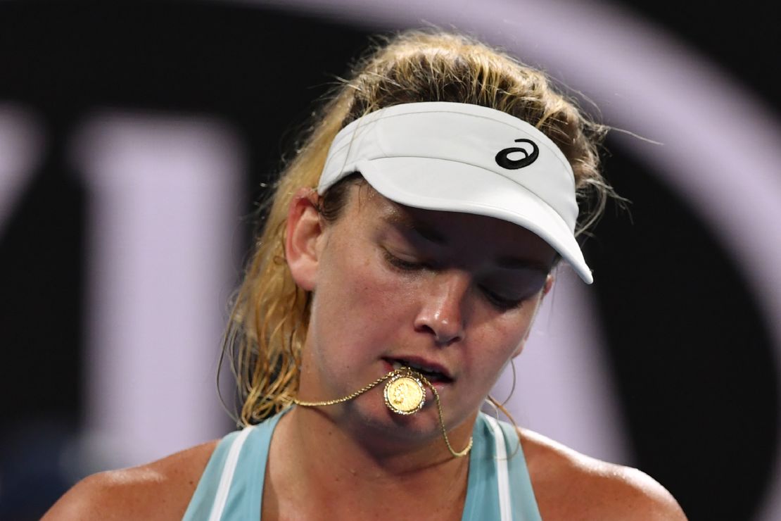 Vandeweghe was one of 12 Americans to be knocked out of the Australian Open in the first round