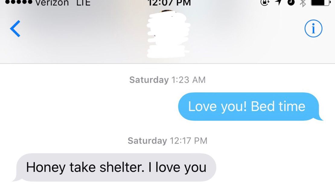 The texts loved ones sent during the Hawaii missile alert mishap