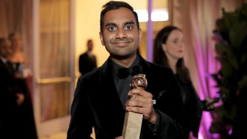 BEVERLY HILLS, CA - JANUARY 07: Aziz Ansari attends the Official Viewing and After Party of The Golden Globe Awards bosted by The Hollywood Foreign Press Association on January 7, 2018 in Beverly Hills, California. (Photo by Greg Doherty/Getty Images)