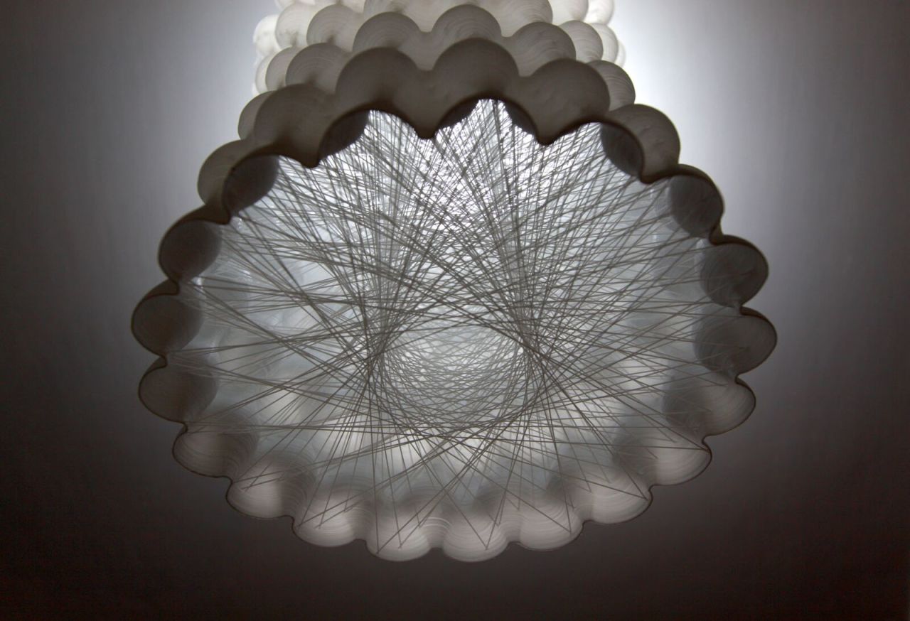 Cloud Capsules was a structure designed by Mamou-Mani for a 2014 exhibition showcasing daylight simulation software.