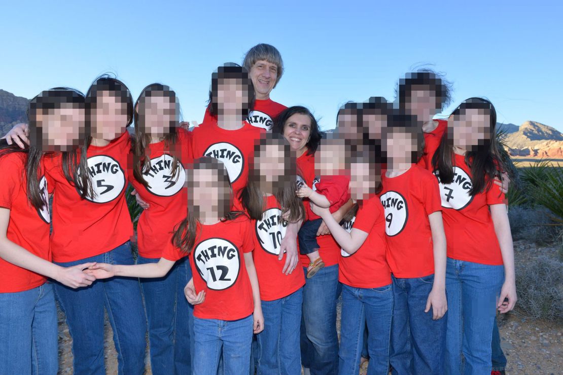 David and Louise Turpin with their children