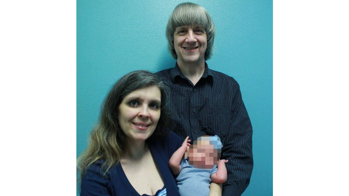 David and Louise Turpin in a family photo. 