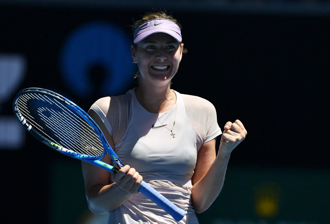 Sharapova smile