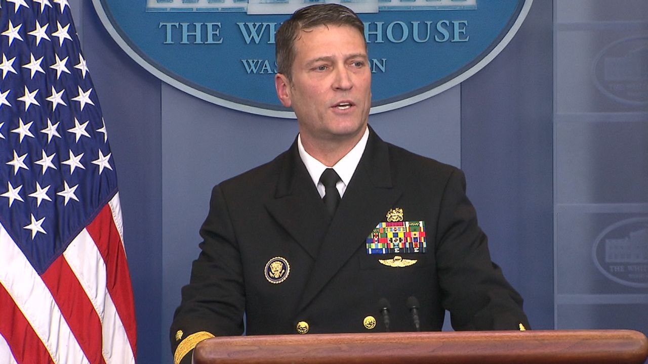 Dr. Ronny Jackson 1-16-2018