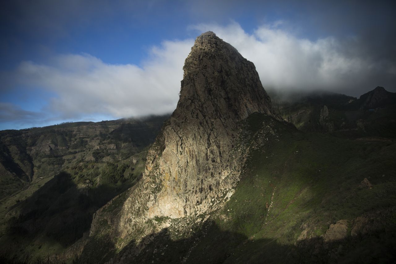 <strong>The Roque de Agando, La Gomera, Canary Islands:</strong> This icon of La Gomera can't be climbed -- but it can be viewed from afar for a stunning panorama.