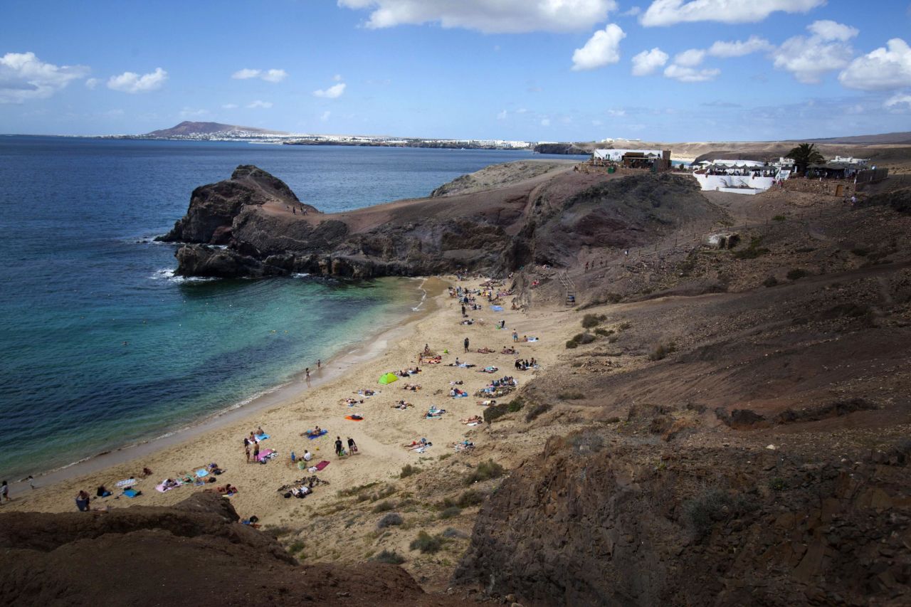 <strong>Papagayo beach, Lanzarote, Canary Islands: </strong>Lanzarote is also home to beautiful beaches -- including this secluded, picturesque spot. 