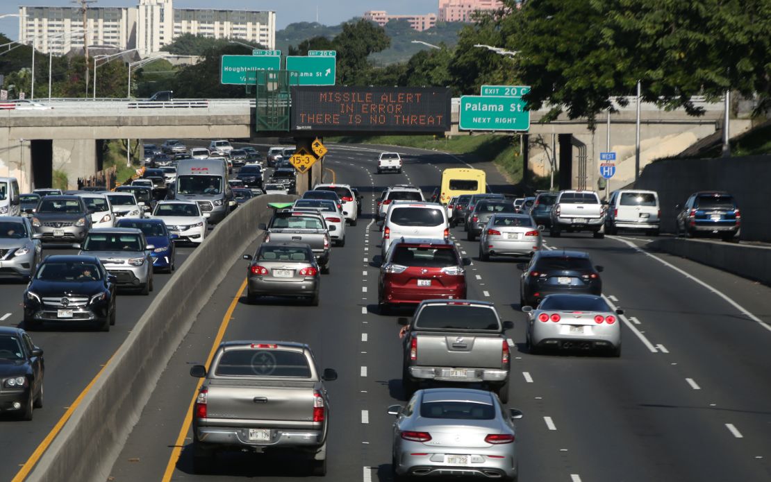 Hawaii false alert missile attack sign