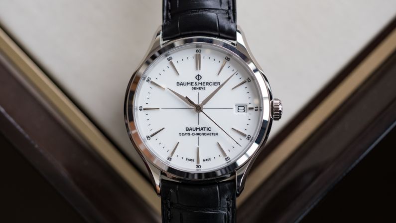 The Baume & Mercier Clifton Baumatic is chronometer-certified, packs a five-day power reserve, and utilizes a silicon escapement, all while remaining under $3,000. Scroll through the gallery for some of this year's SIHH highlights.