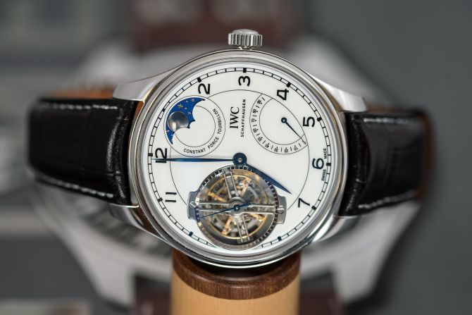 This is IWC's 150th anniversary, and to celebrate they've created a Jubilee collection of limited editions, including this Portugieser Constant-Force Tourbillon.