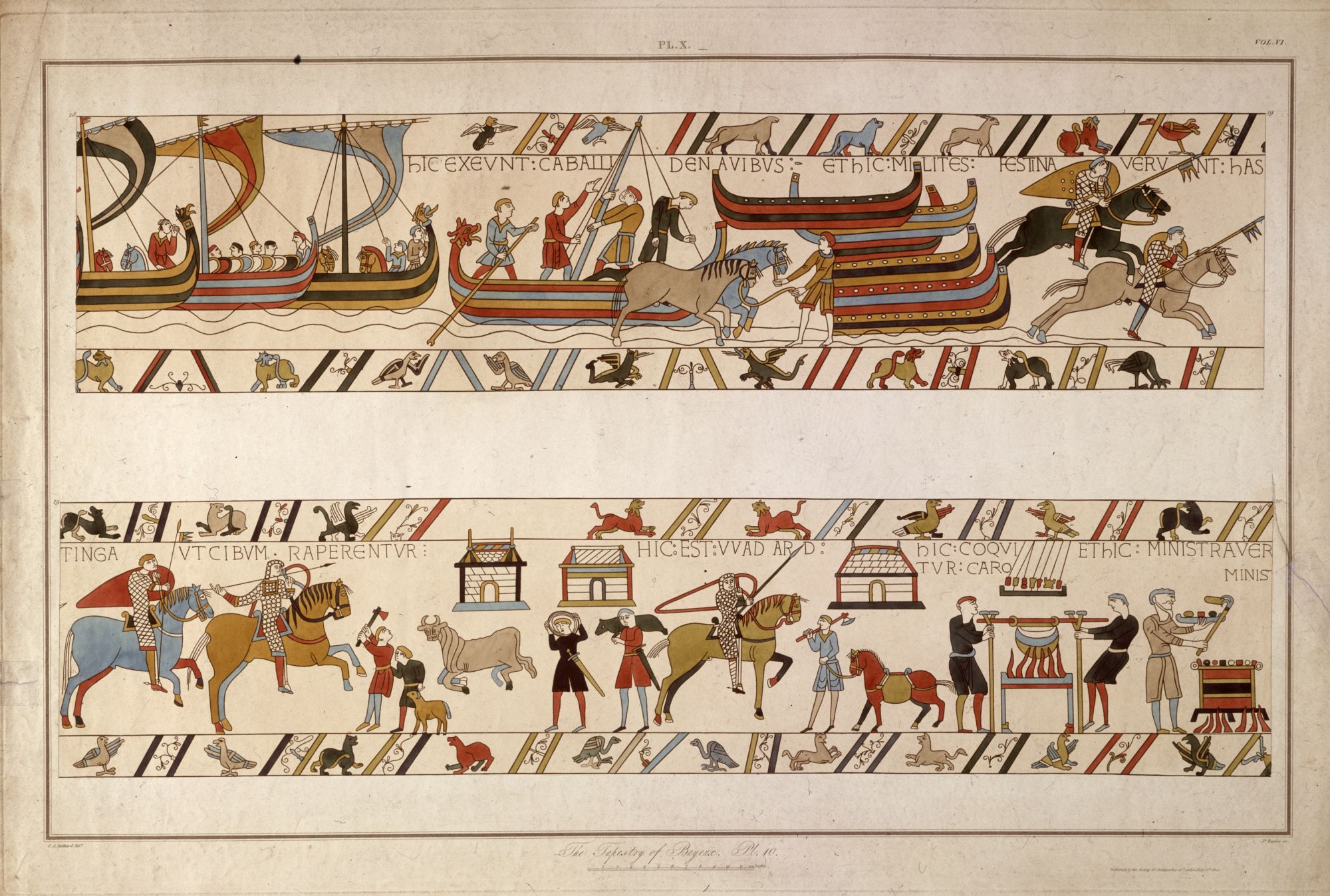 bayeux tapestry plate 10
