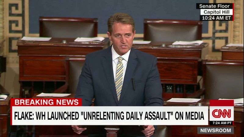 Read Sen. Jeff Flake’s Speech Criticizing Trump | CNN Politics