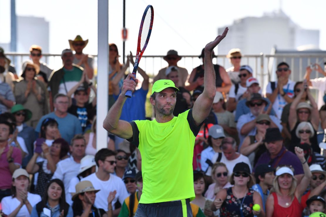 Ivo Karlovic won a marathon in Melbourne for the second straight year. 